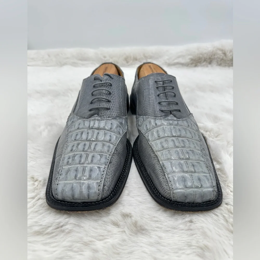 David Eden‎ Mens Genuine Alligator Lizard Shoes 10.5 Men’s oxfords